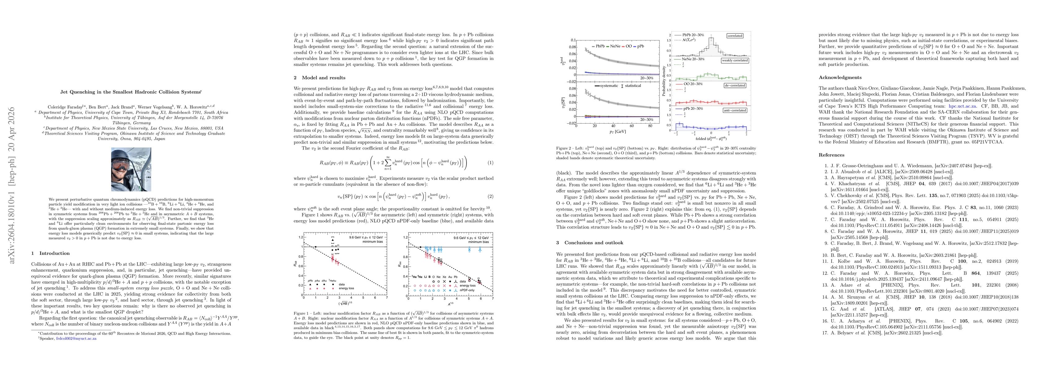 Thumbnail for Jet Quenching in the Smallest Hadronic Collision Systems