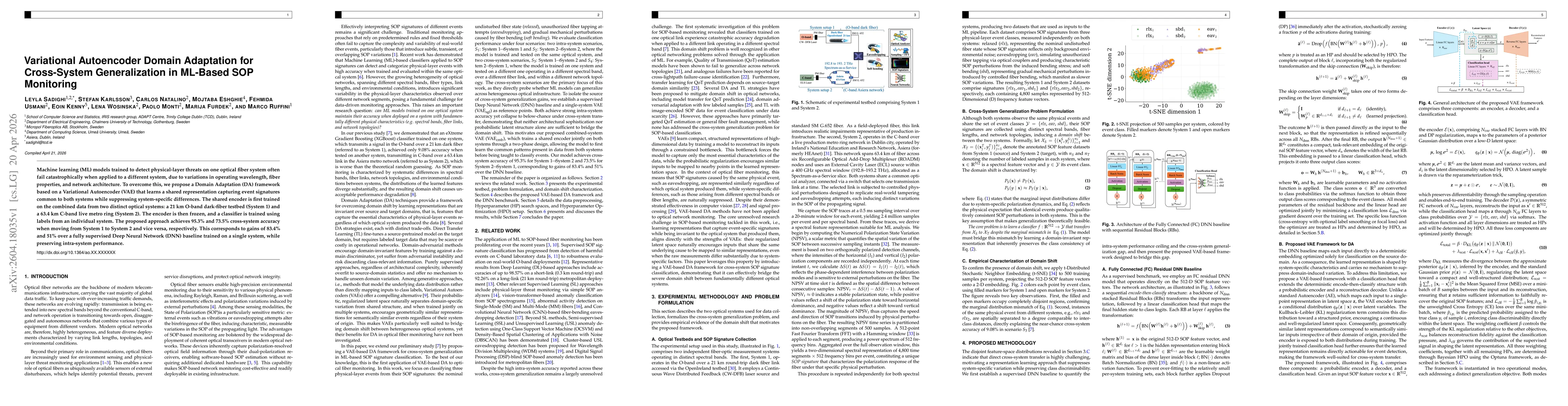Thumbnail for Variational Autoencoder Domain Adaptation for Cross-System Generalization in ML-Based SOP Monitoring