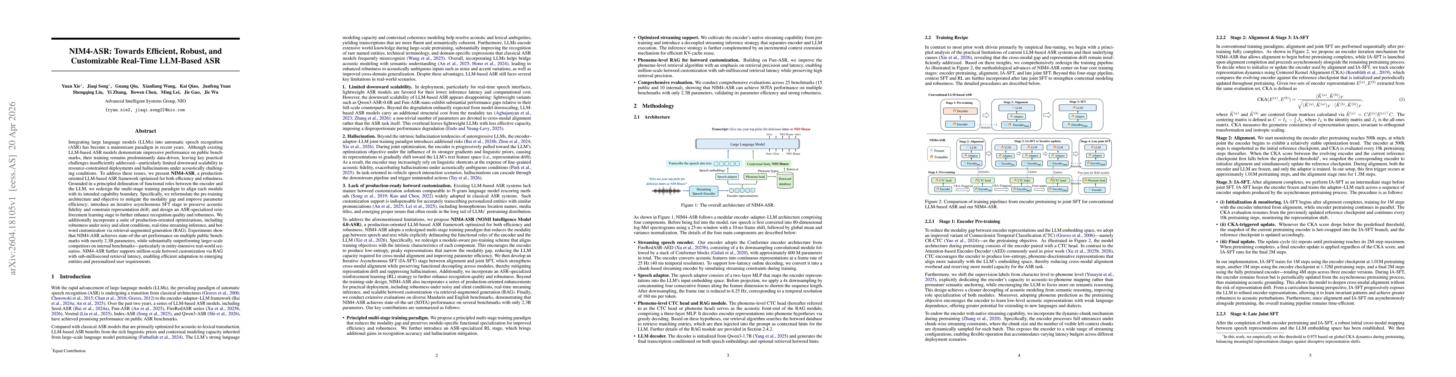 Thumbnail for NIM4-ASR: Towards Efficient, Robust, and Customizable Real-Time LLM-Based ASR