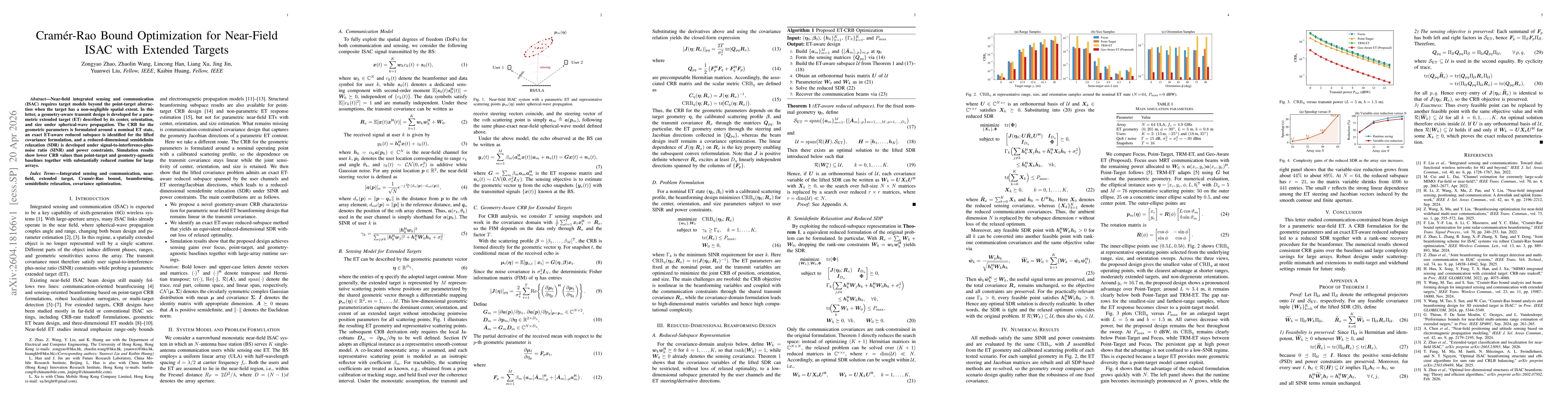 Thumbnail for Cramér-Rao Bound Optimization for Near-Field ISAC with Extended Targets