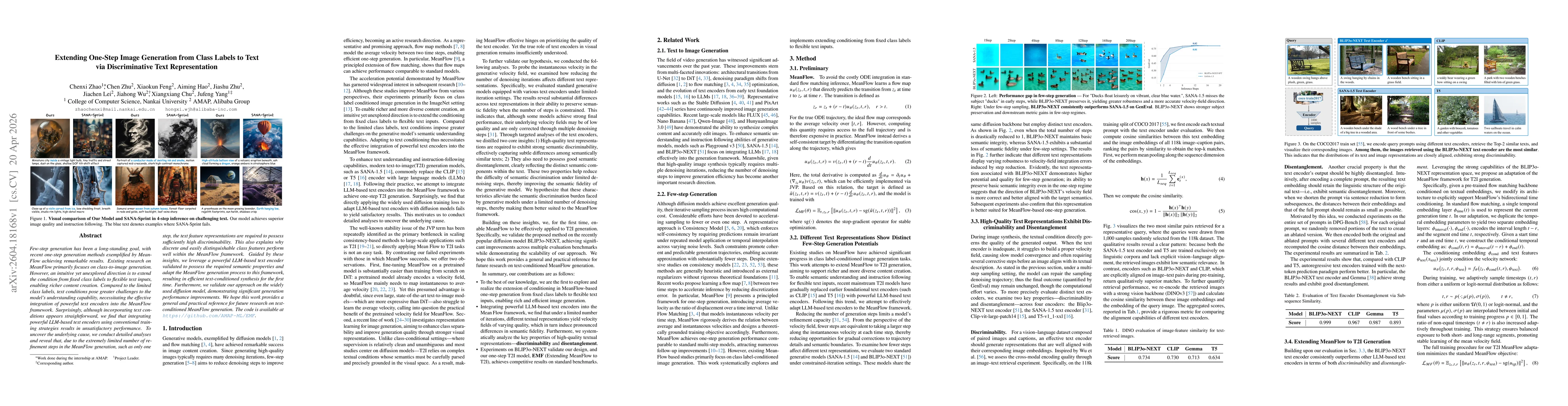 Thumbnail for Extending One-Step Image Generation from Class Labels to Text via Discriminative Text Representation