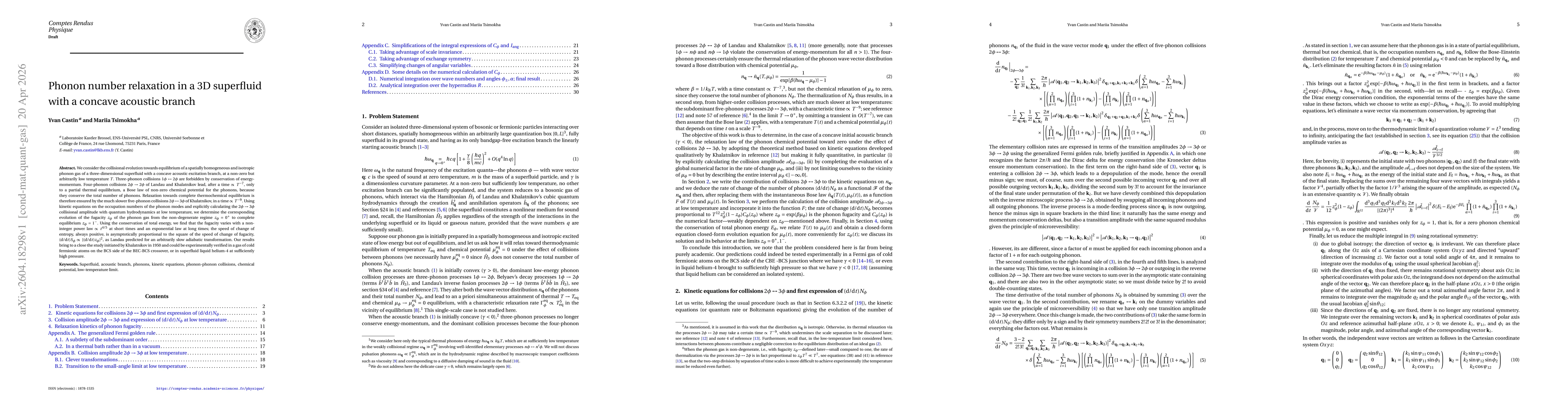 Thumbnail for Phonon number relaxation in a 3D superfluid with a concave acoustic branch