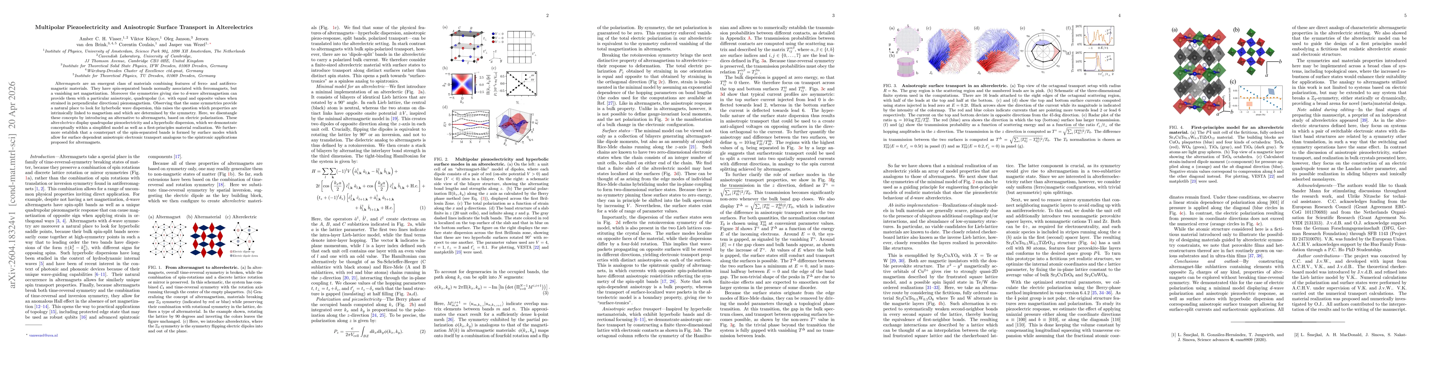 Thumbnail for Multipolar Piezoelectricity and Anisotropic Surface Transport in Alterelectrics