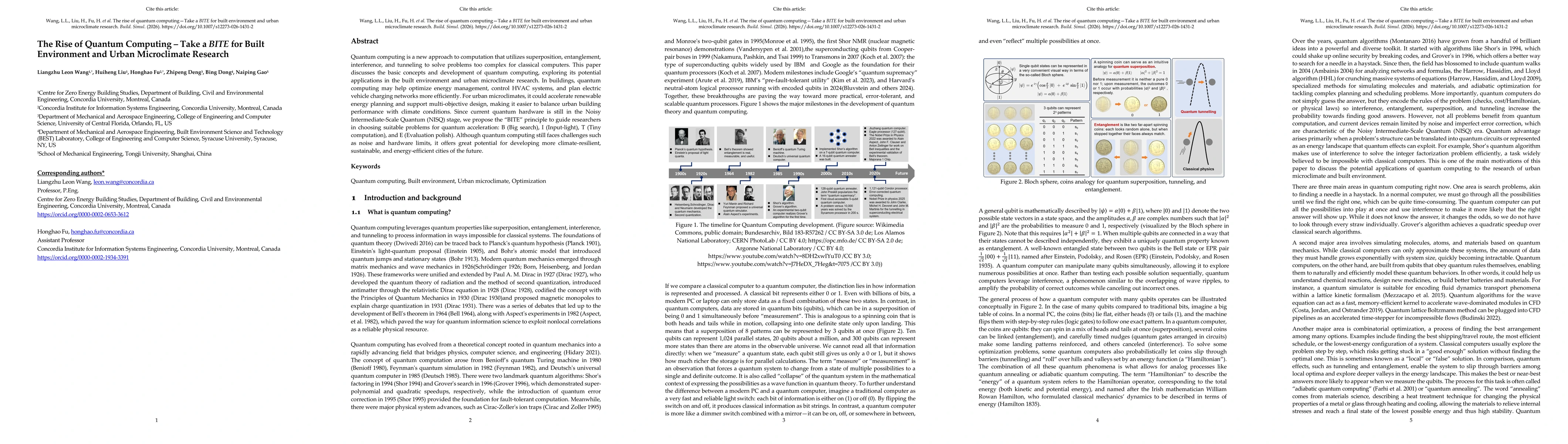 Thumbnail for The Rise of Quantum Computing -- Take a BITE for Built Environment and Urban Microclimate Research