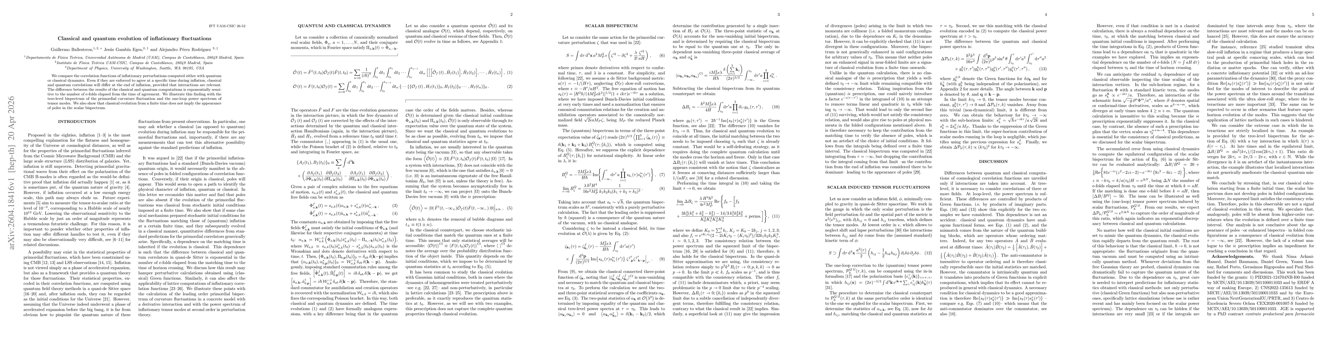 Thumbnail for Classical and quantum evolution of inflationary fluctuations