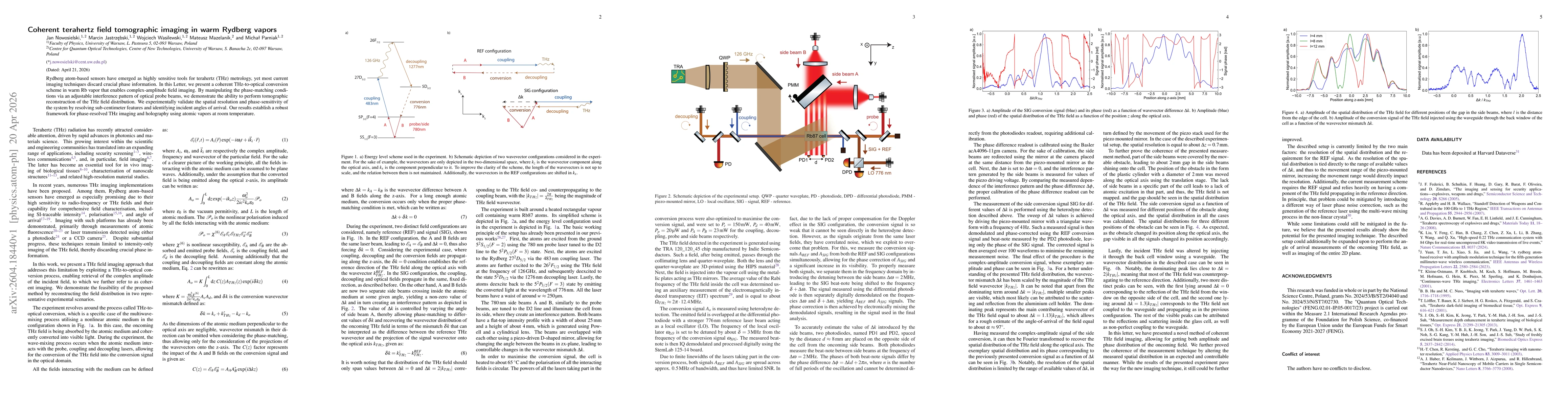 Thumbnail for Coherent terahertz field tomographic imaging in warm Rydberg vapors