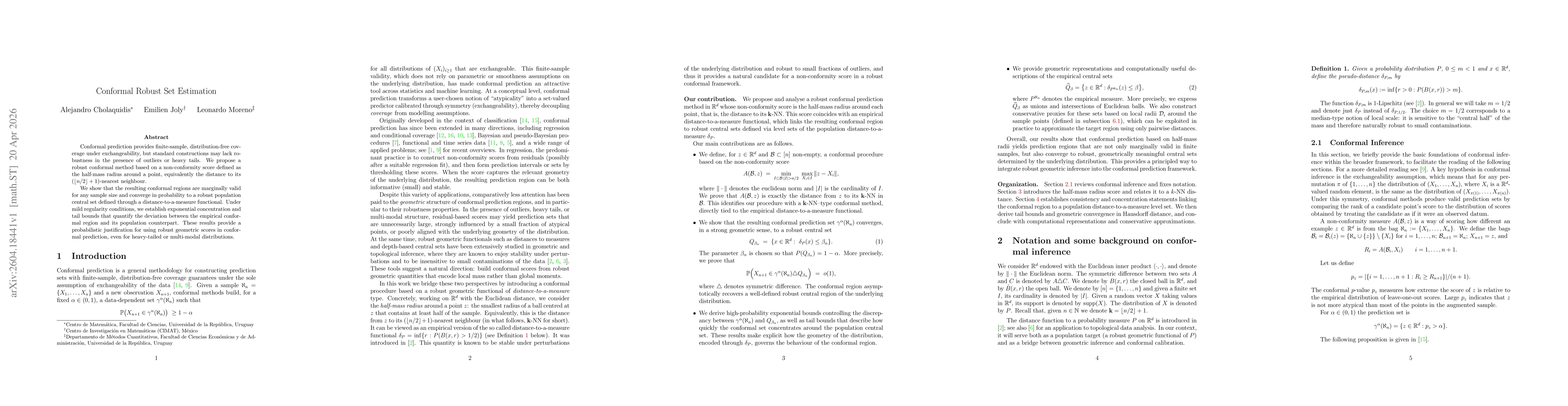 Thumbnail for Conformal Robust Set Estimation