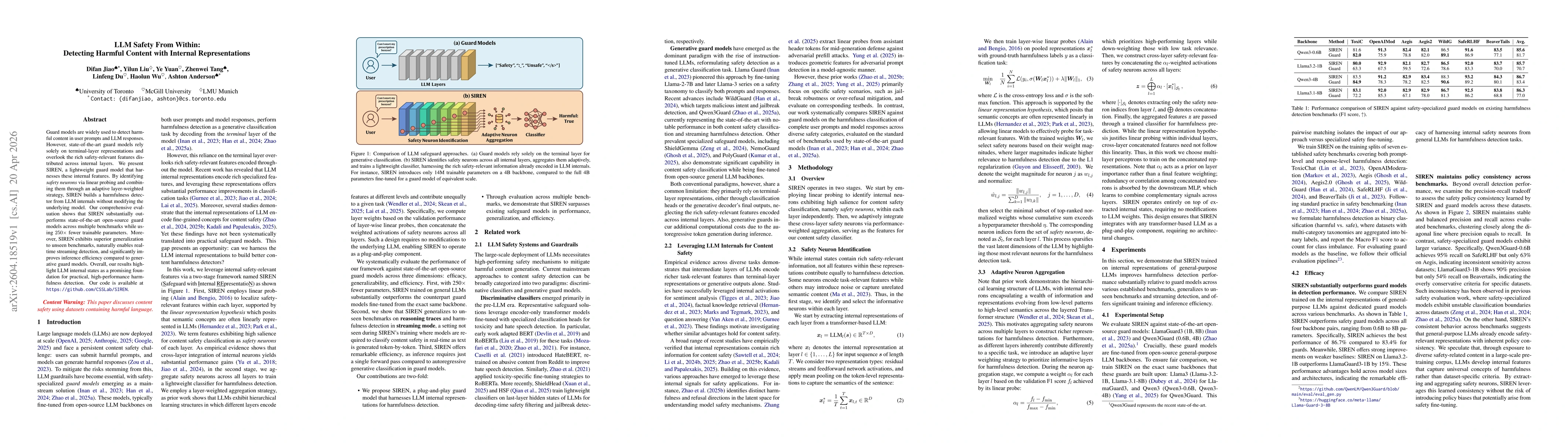 Thumbnail for LLM Safety From Within: Detecting Harmful Content with Internal Representations