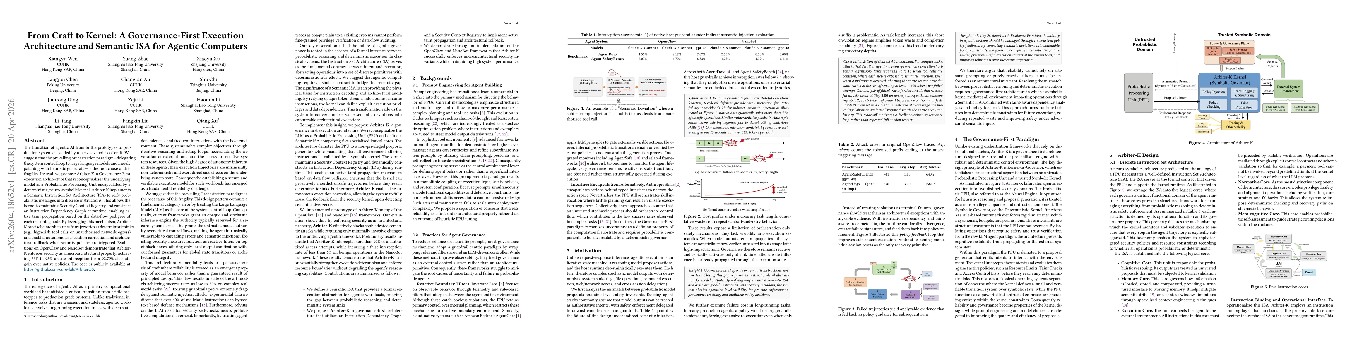 Thumbnail for From Craft to Kernel: A Governance-First Execution Architecture and Semantic ISA for Agentic Computers