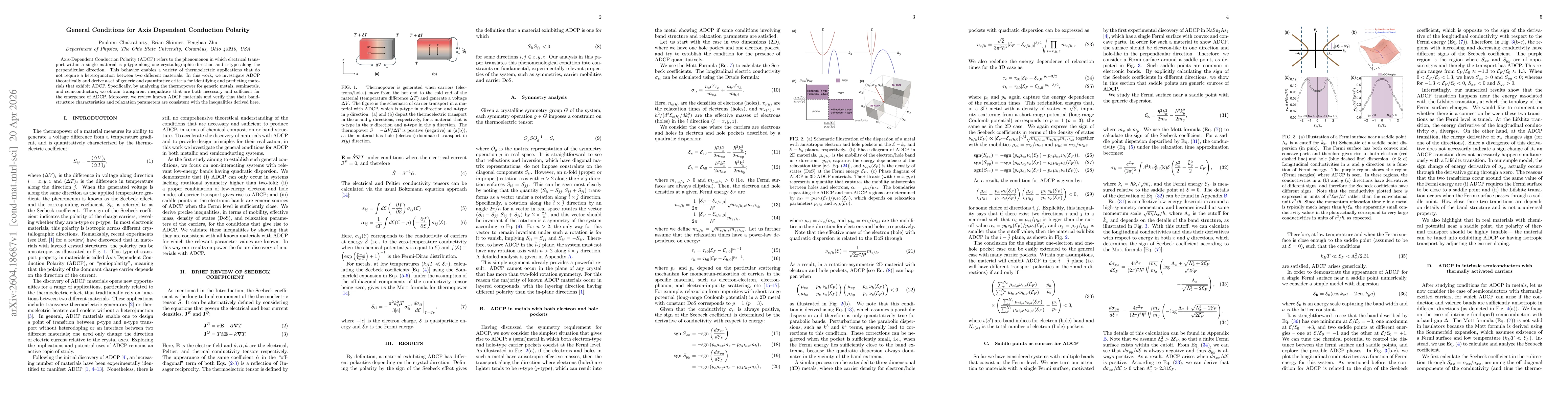 Thumbnail for General Conditions for Axis Dependent Conduction Polarity