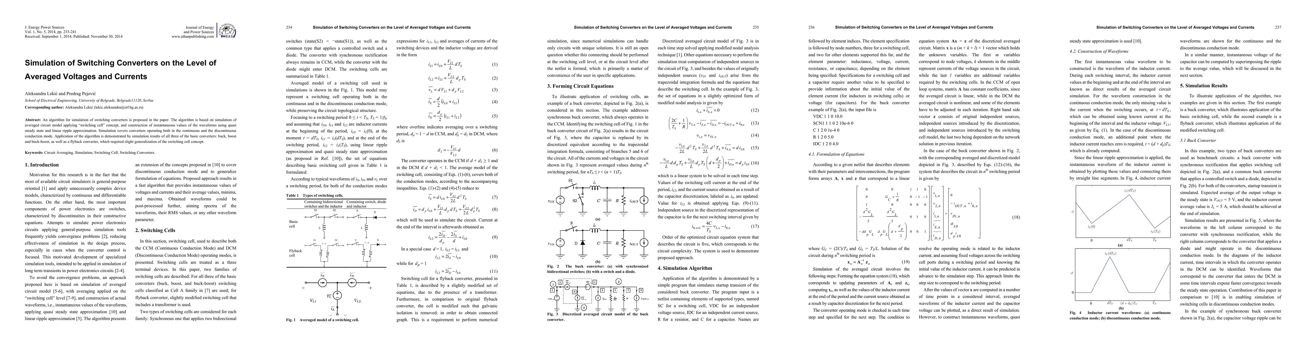 Thumbnail for Simulation of Switching Converters on the Level of Averaged Voltages and Currents