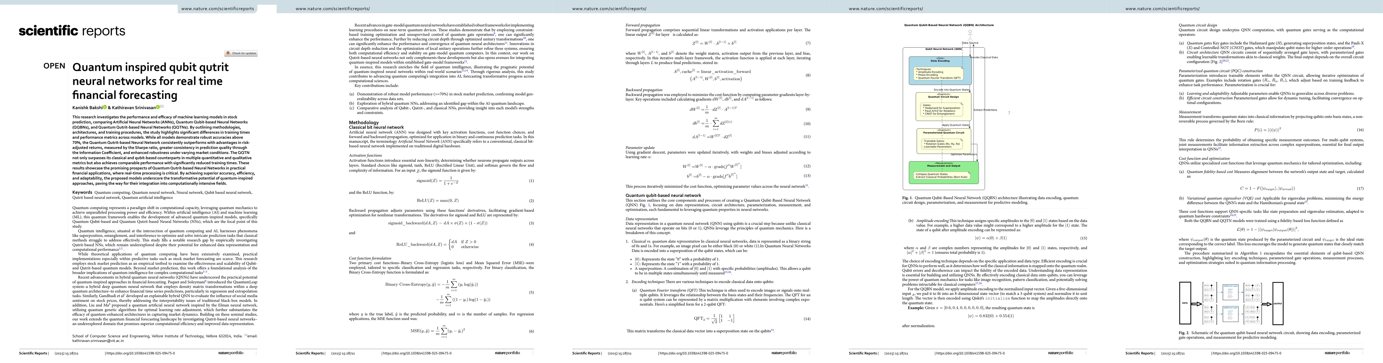 Thumbnail for Quantum inspired qubit qutrit neural networks for real time financial forecasting