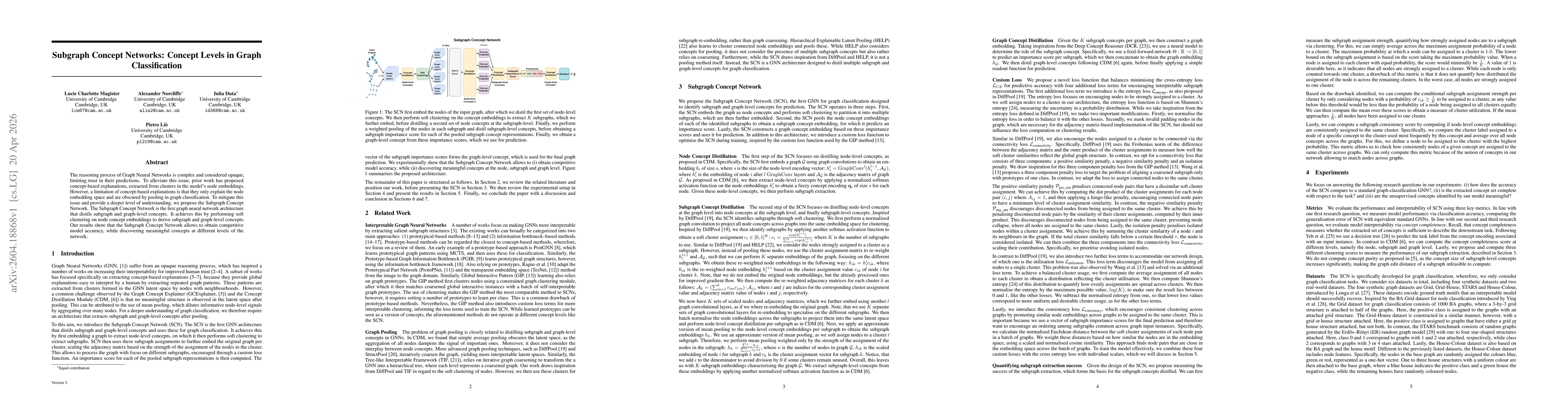 Thumbnail for Subgraph Concept Networks: Concept Levels in Graph Classification
