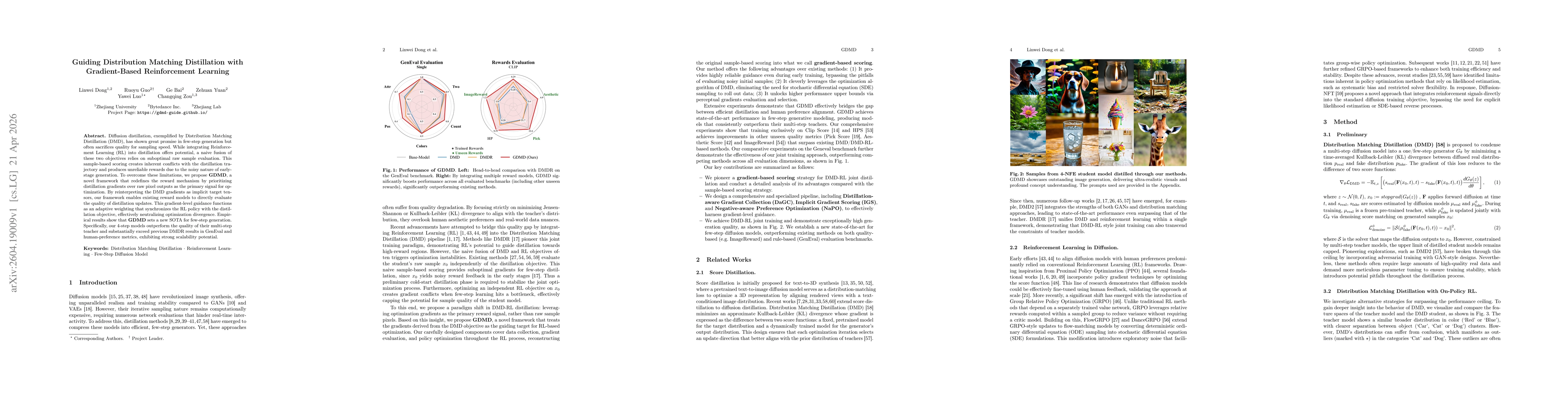 Thumbnail for Guiding Distribution Matching Distillation with Gradient-Based Reinforcement Learning