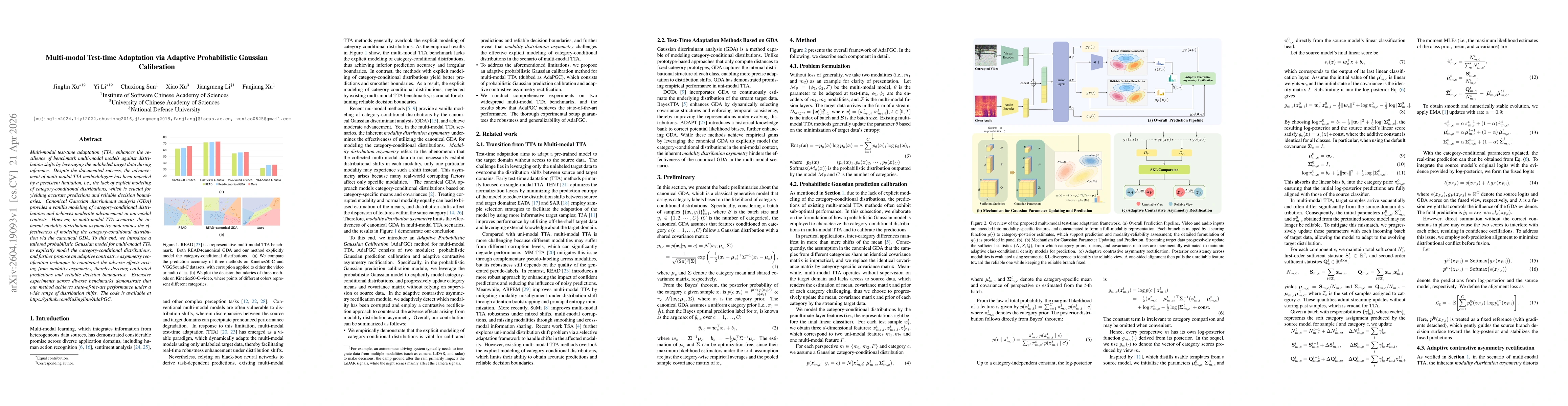 Thumbnail for Multi-modal Test-time Adaptation via Adaptive Probabilistic Gaussian Calibration