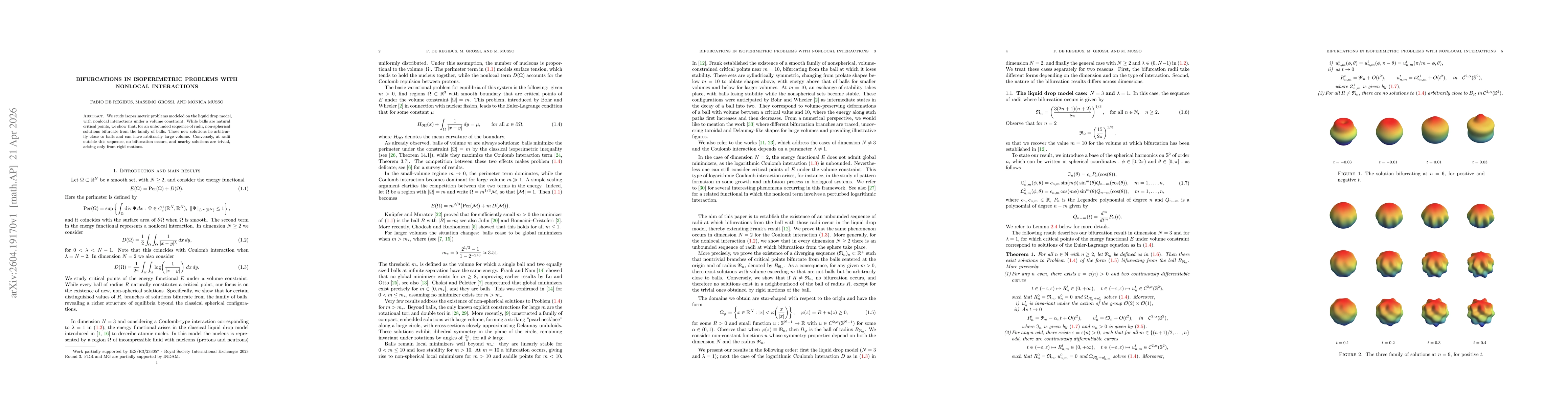 Thumbnail for Bifurcations in Isoperimetric Problems with Nonlocal Interactions