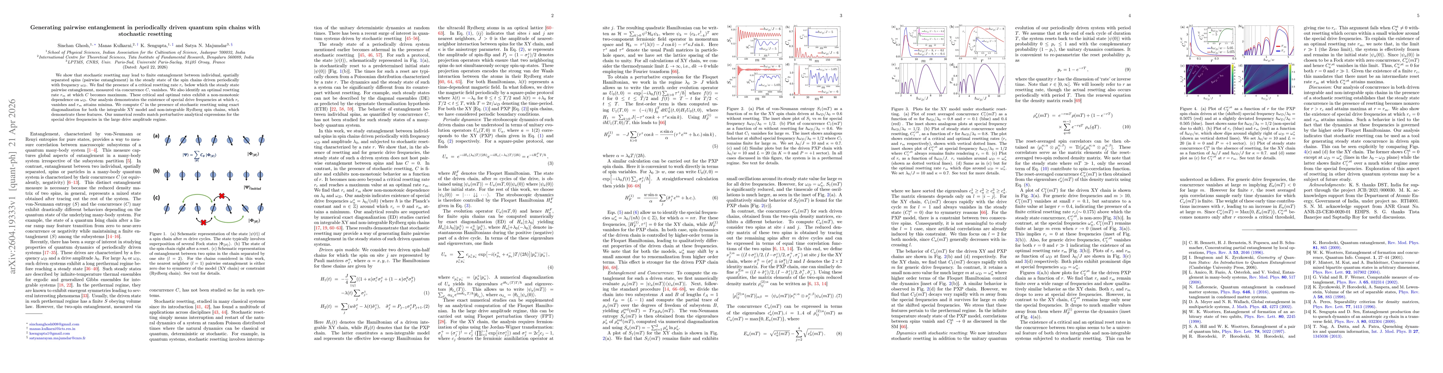 Thumbnail for Generating pairwise entanglement in periodically driven quantum spin chains with stochastic resetting