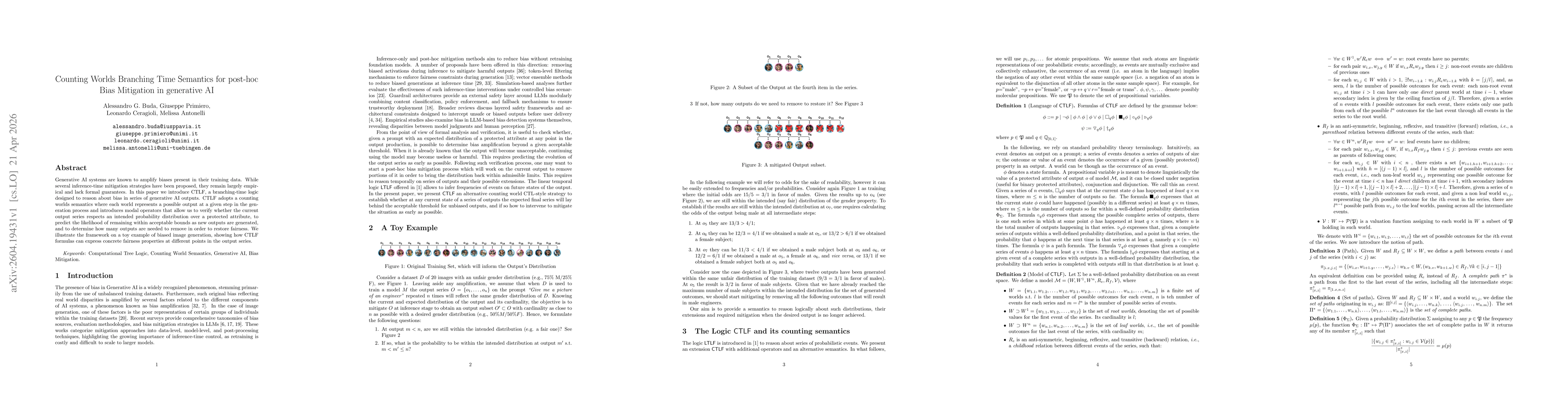 Thumbnail for Counting Worlds Branching Time Semantics for post-hoc Bias Mitigation in generative AI