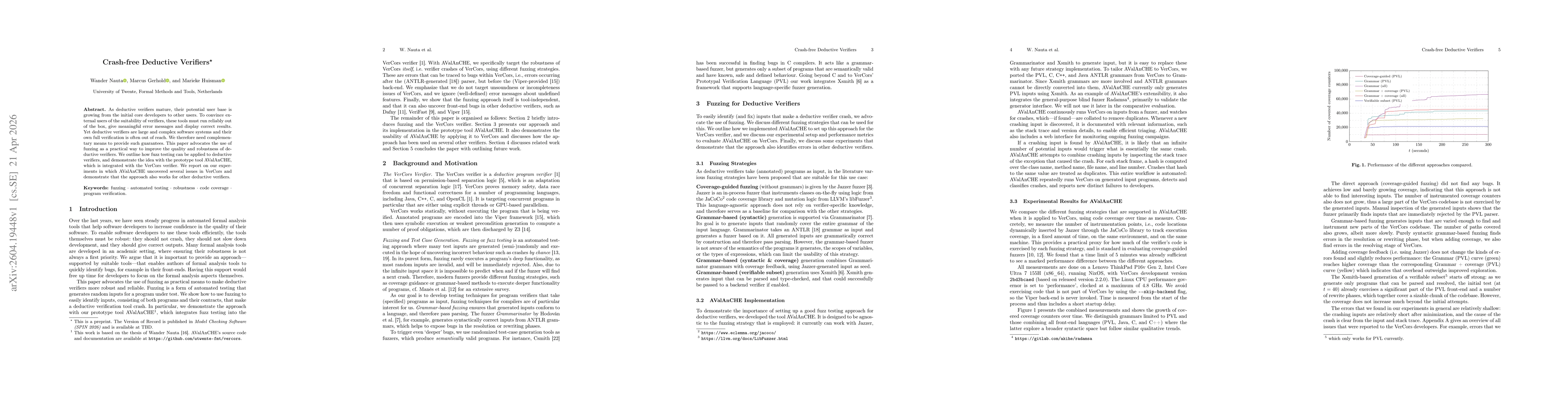 Thumbnail for Crash-free Deductive Verifiers