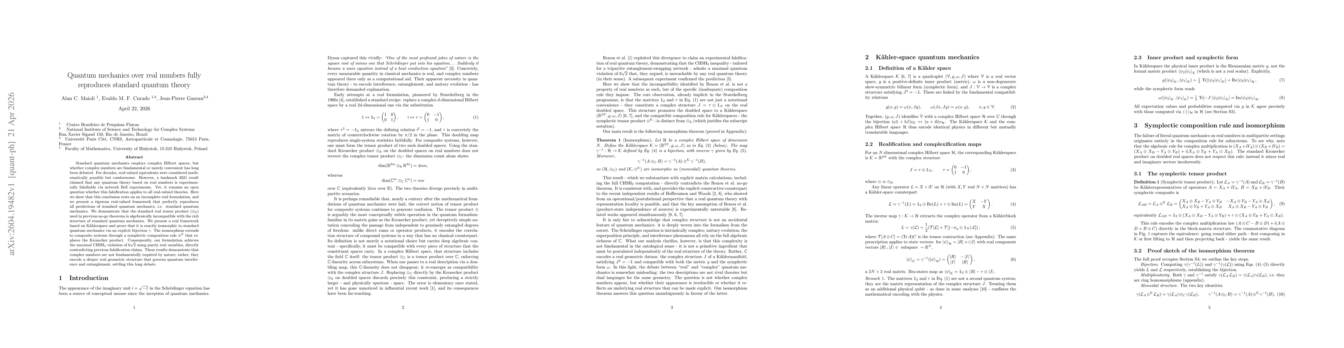 Thumbnail for Quantum mechanics over real numbers fully reproduces standard quantum theory