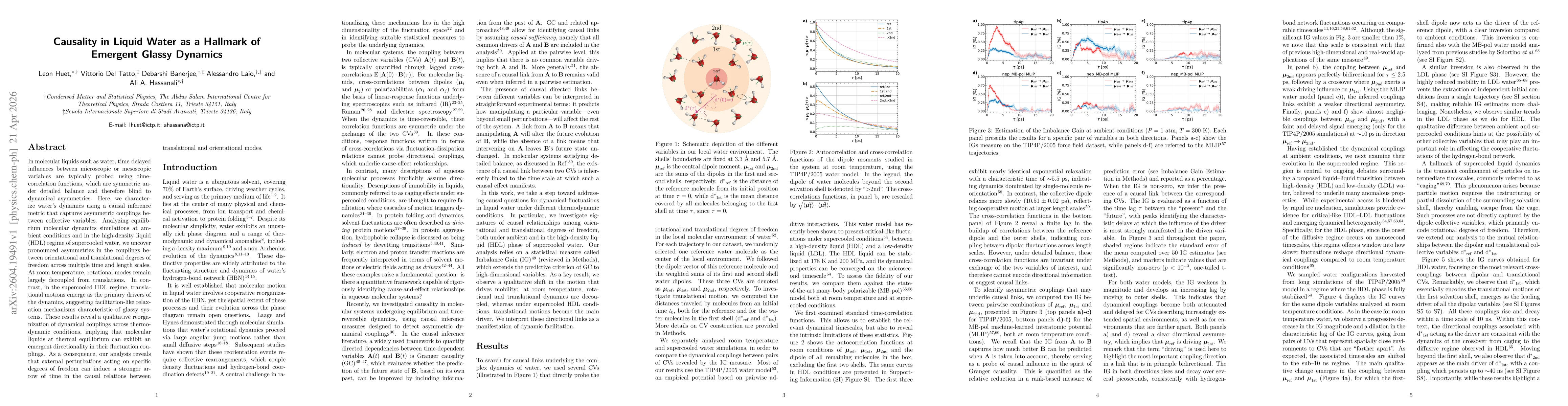 Thumbnail for Causality in Liquid Water as a Hallmark of Emergent Glassy Dynamics