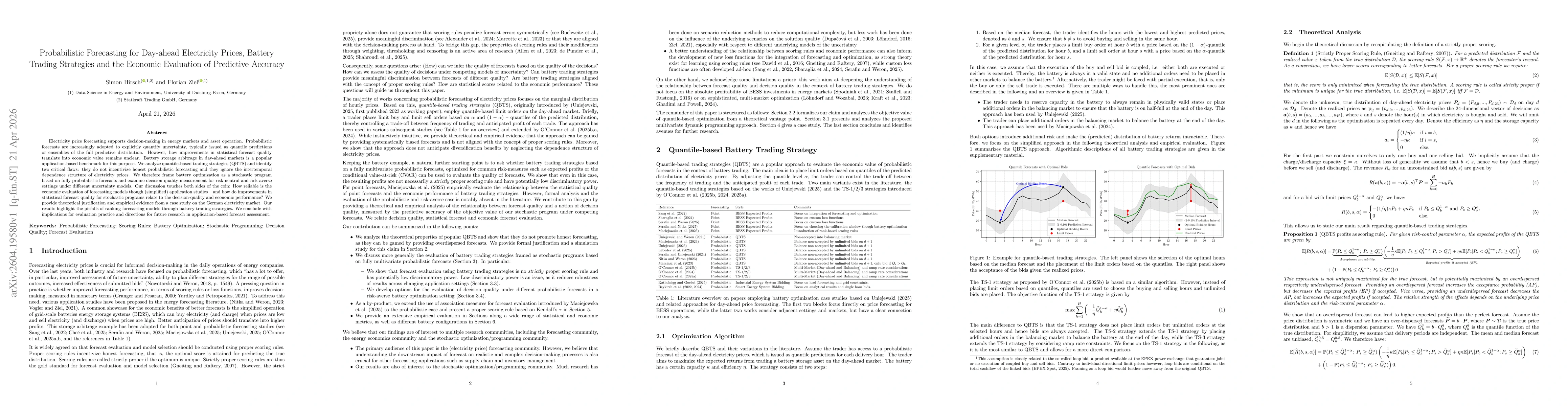 Thumbnail for Probabilistic Forecasting for Day-ahead Electricity Prices, Battery Trading Strategies and the Economic Evaluation of Predictive Accuracy