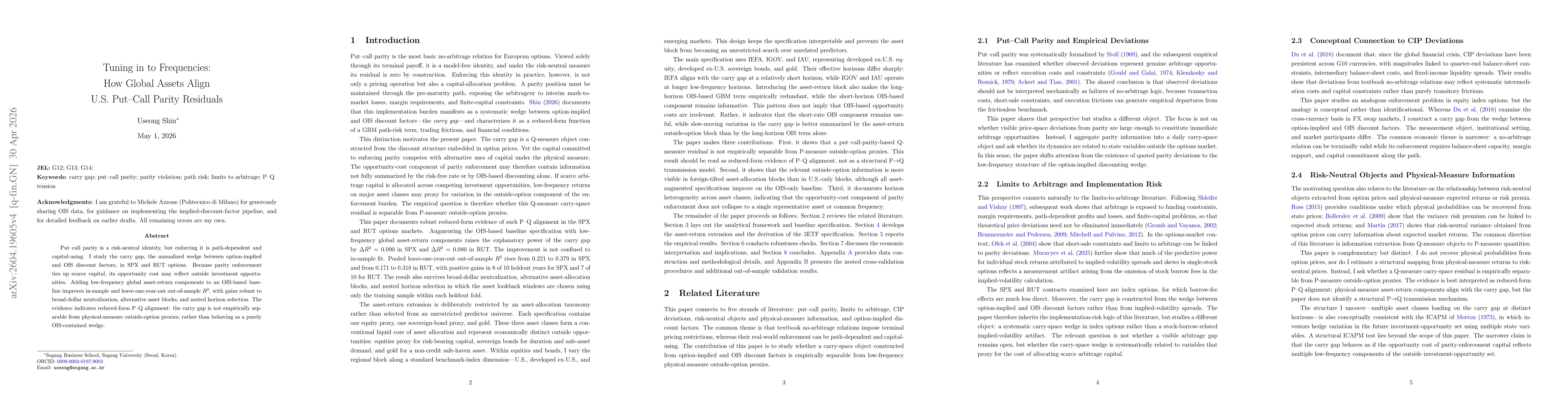 Thumbnail for Tuning in to Frequencies: How Global Assets Align U.S. Put-Call Parity Residuals