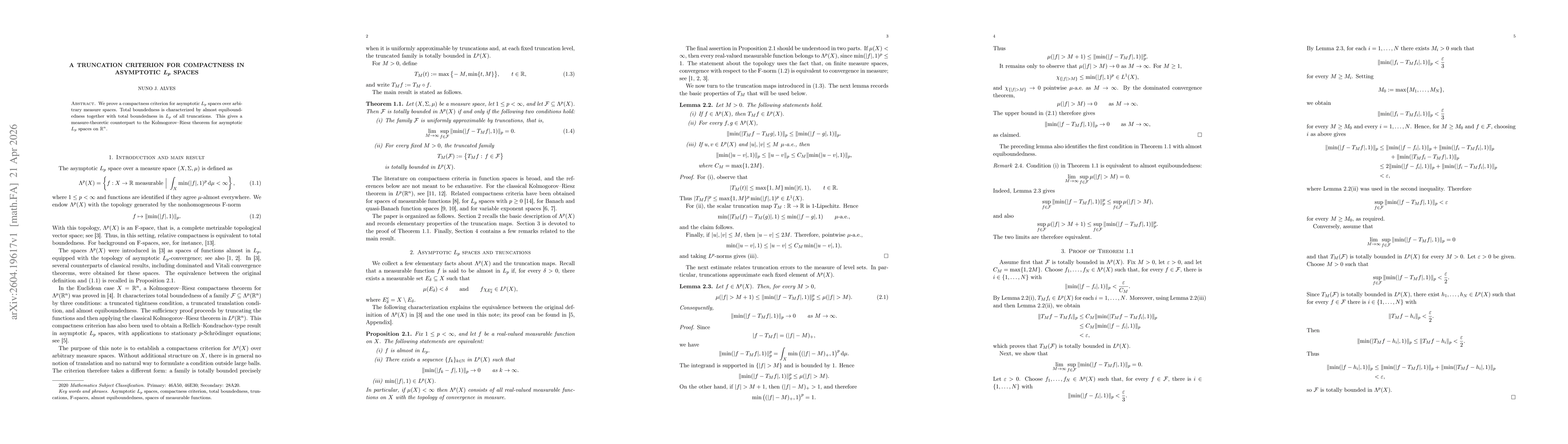 Thumbnail for A truncation criterion for compactness in asymptotic $L_p$ spaces