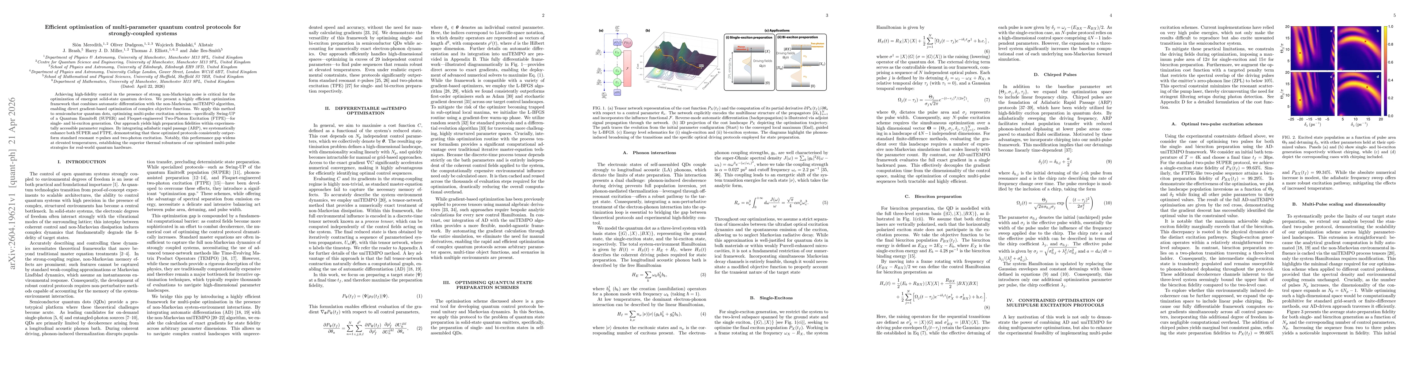 Thumbnail for Efficient optimisation of multi-parameter quantum control protocols for strongly-coupled systems