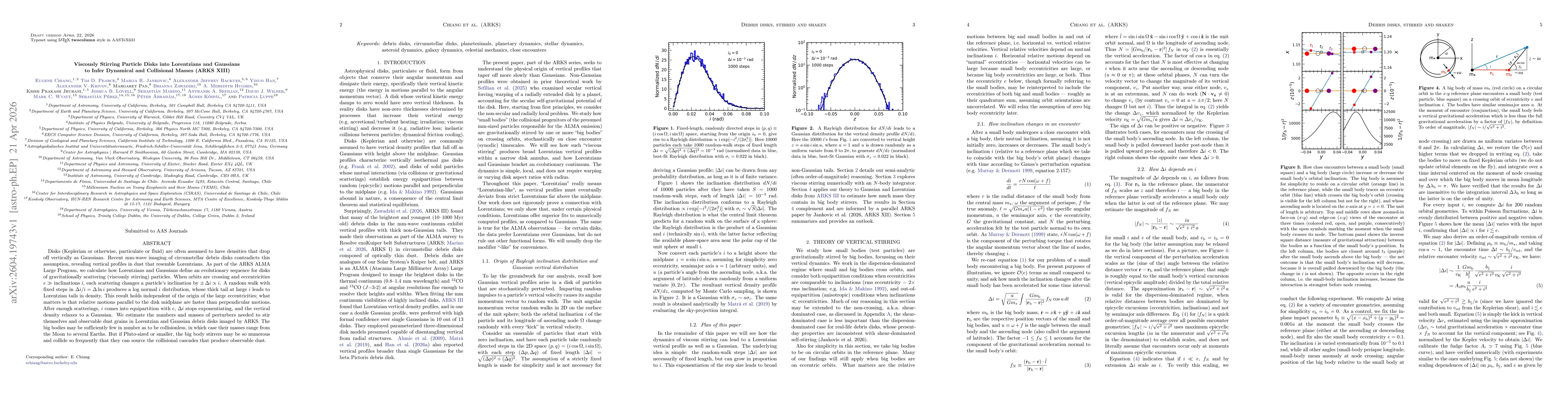 Thumbnail for Viscously Stirring Particle Disks into Lorentzians and Gaussians to Infer Dynamical and Collisional Masses (ARKS XIII)