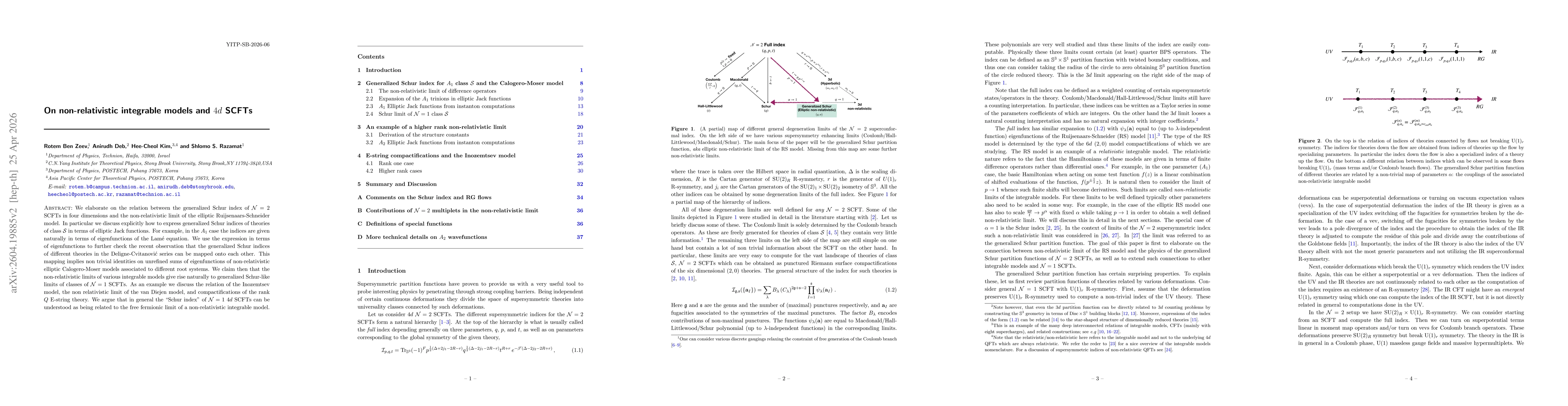Thumbnail for On non-relativistic integrable models and 4d SCFTs