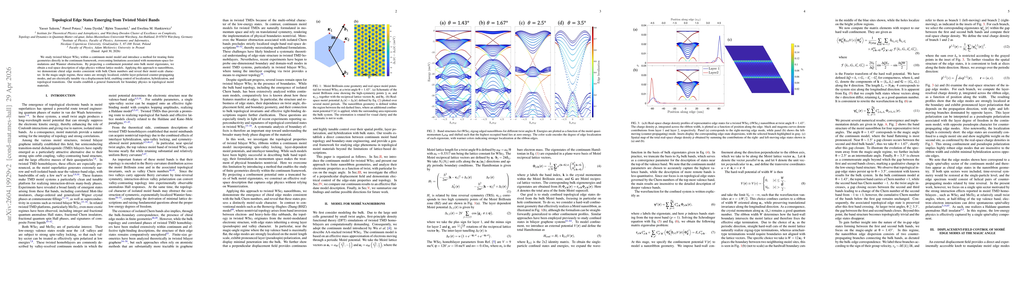 Thumbnail for Topological Edge States Emerging from Twisted Moiré Bands