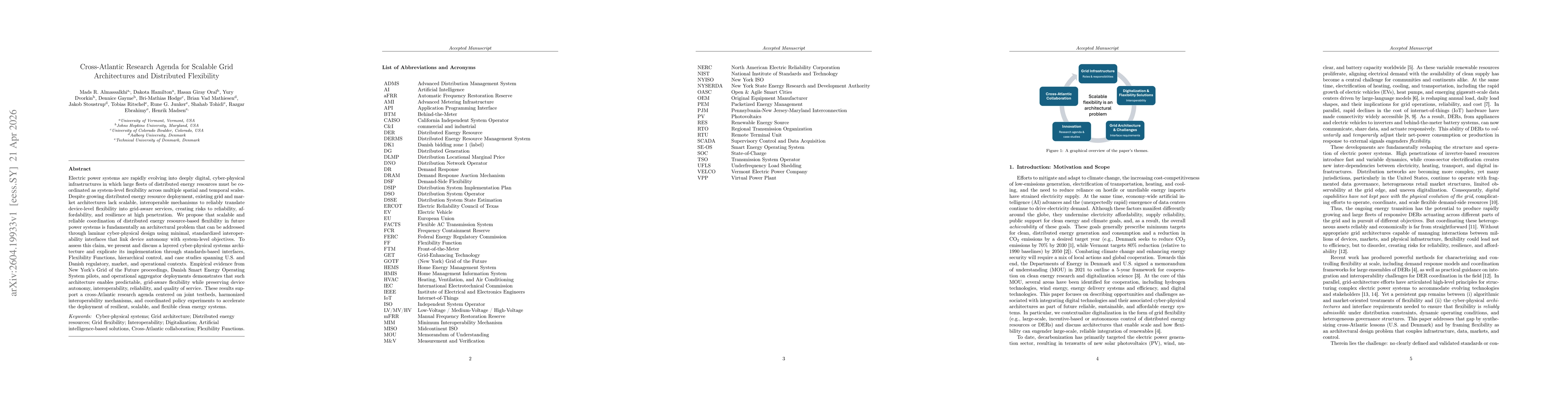 Thumbnail for Cross-Atlantic Research Agenda for Scalable Grid Architectures and Distributed Flexibility