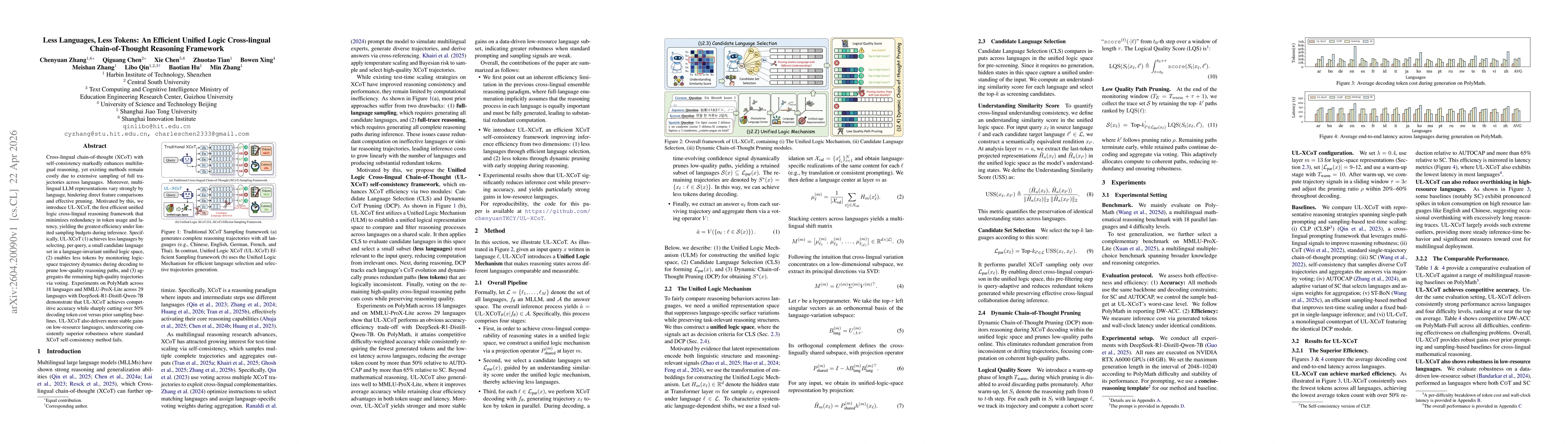 Thumbnail for Less Languages, Less Tokens: An Efficient Unified Logic Cross-lingual Chain-of-Thought Reasoning Framework