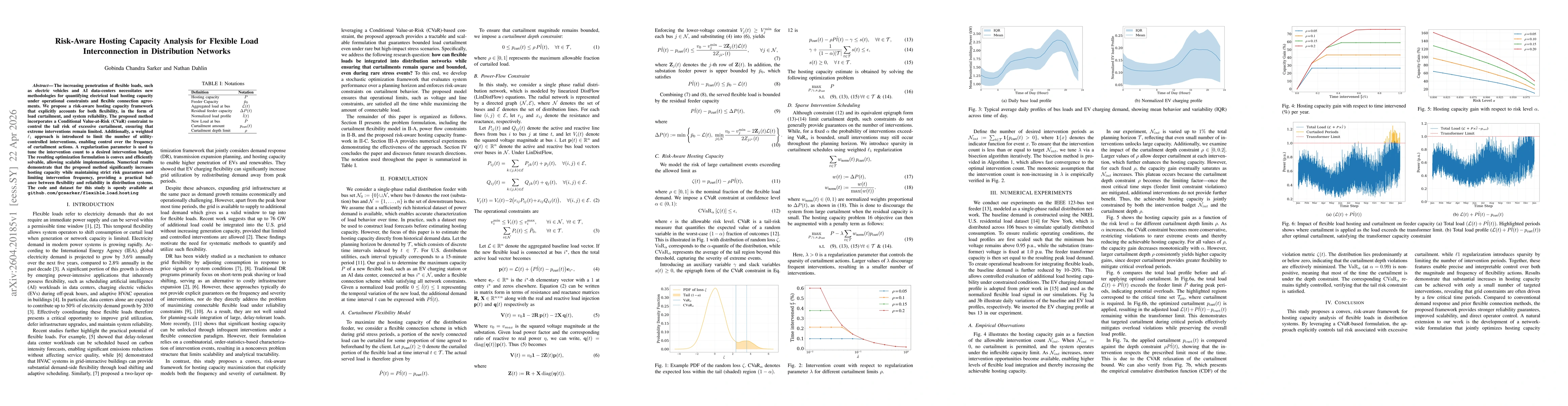 Thumbnail for Risk-Aware Hosting Capacity Analysis for Flexible Load Interconnection in Distribution Networks