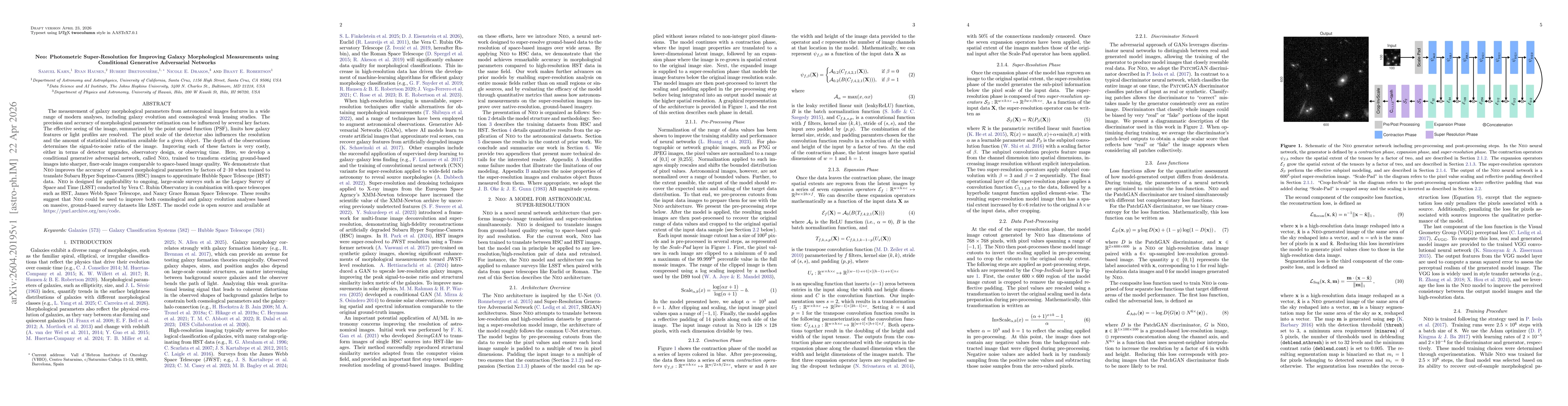 Thumbnail for Photometric Super-Resolution for Improving Galaxy Morphological Measurements using Conditional Generative Adversarial Networks
