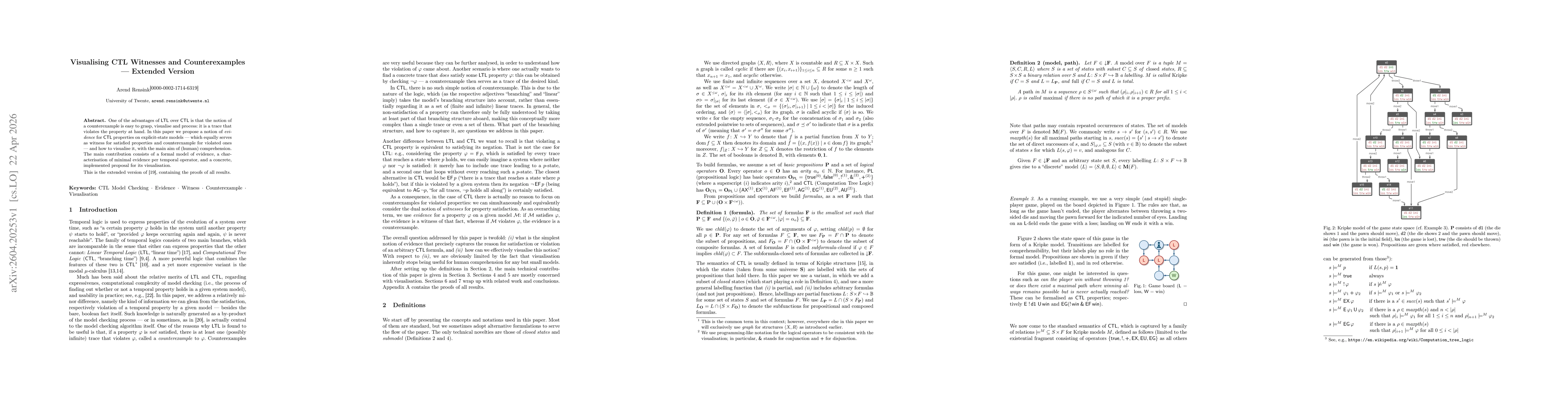 Thumbnail for Visualising CTL Witnesses and Counterexamples -- Extended Version
