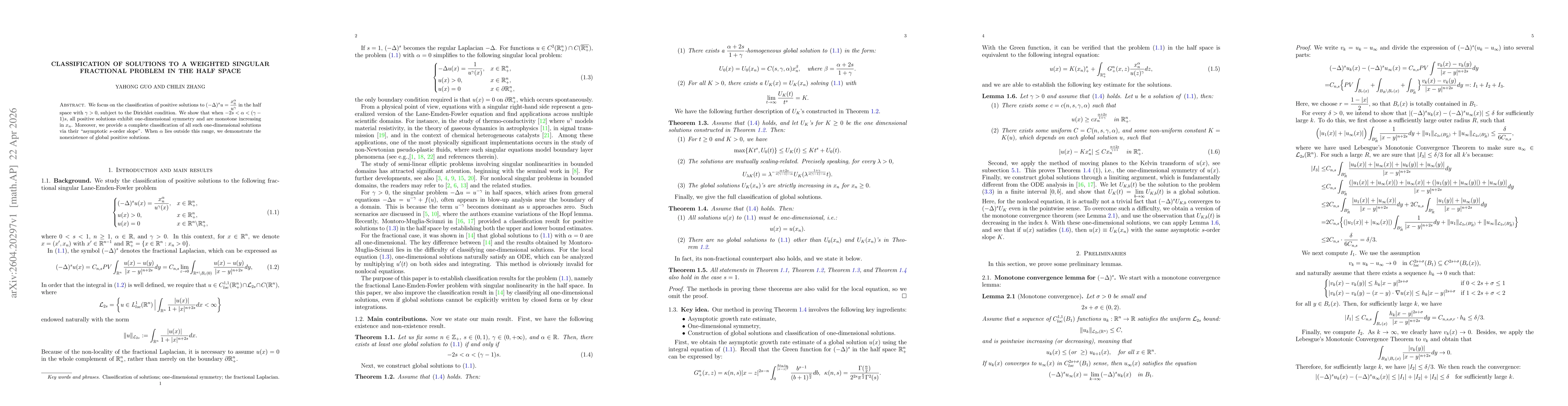 Thumbnail for Classification of solutions to a weighted singular fractional problem in the half space