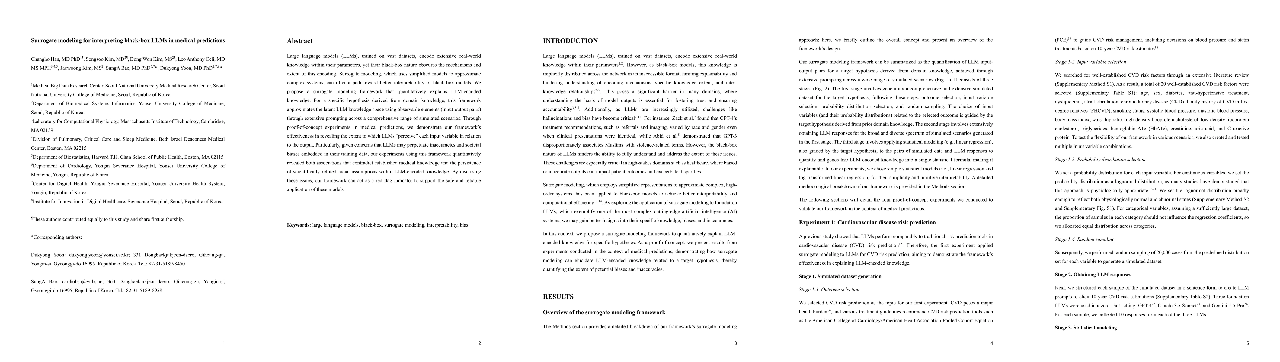 Thumbnail for Surrogate modeling for interpreting black-box LLMs in medical predictions
