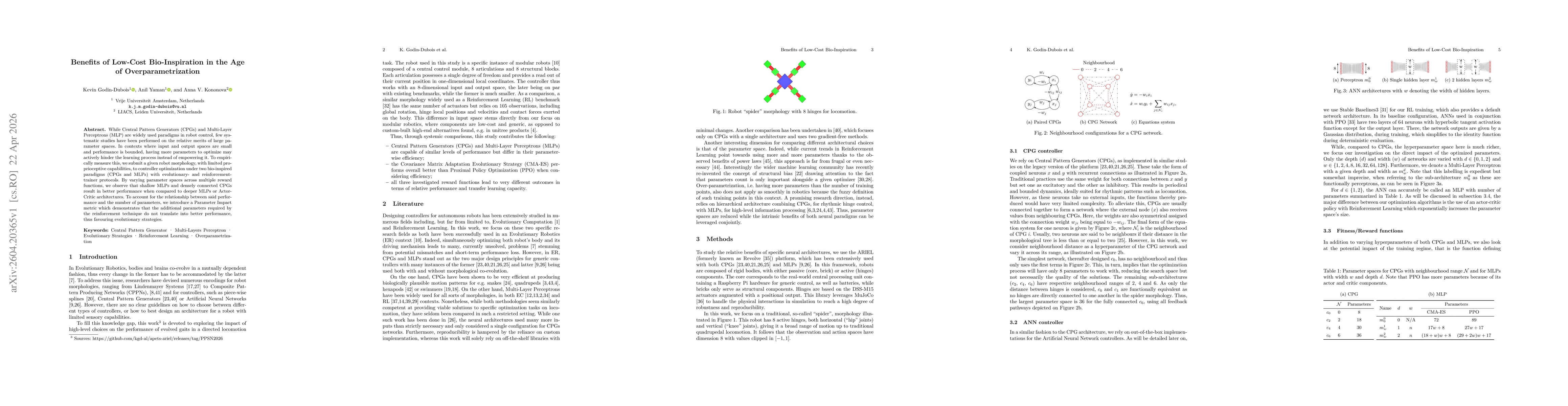 Thumbnail for Benefits of Low-Cost Bio-Inspiration in the Age of Overparametrization