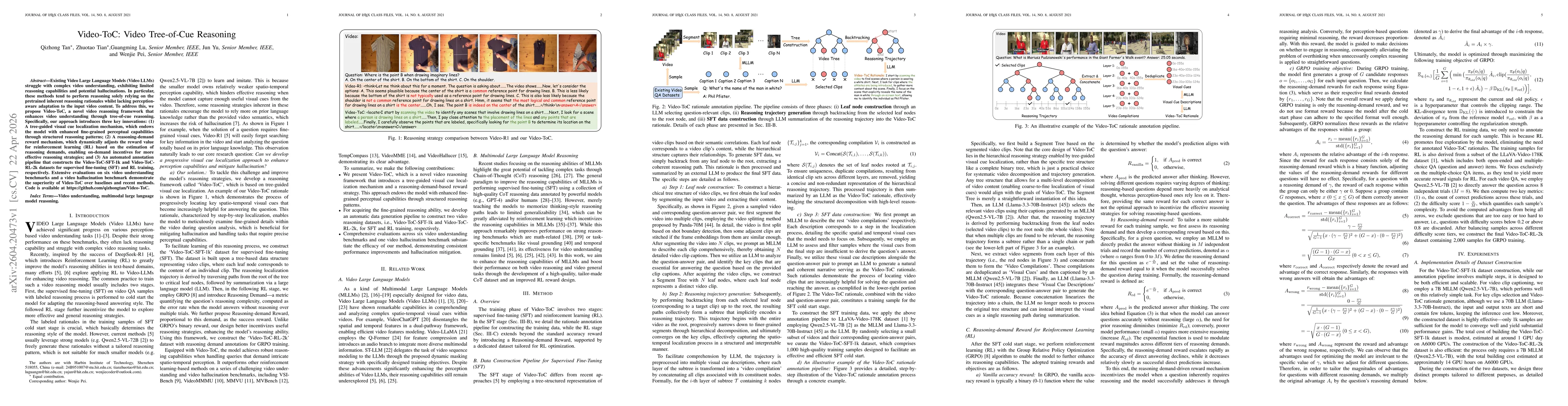 Thumbnail for Video-ToC: Video Tree-of-Cue Reasoning