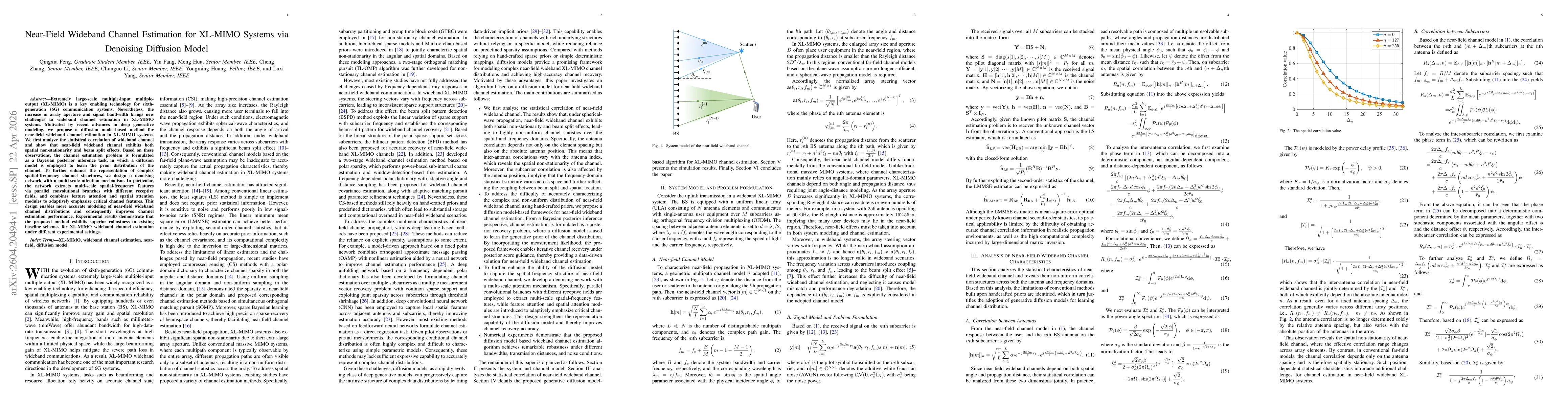 Thumbnail for Near-Field Wideband Channel Estimation for XL-MIMO Systems via Denoising Diffusion Model