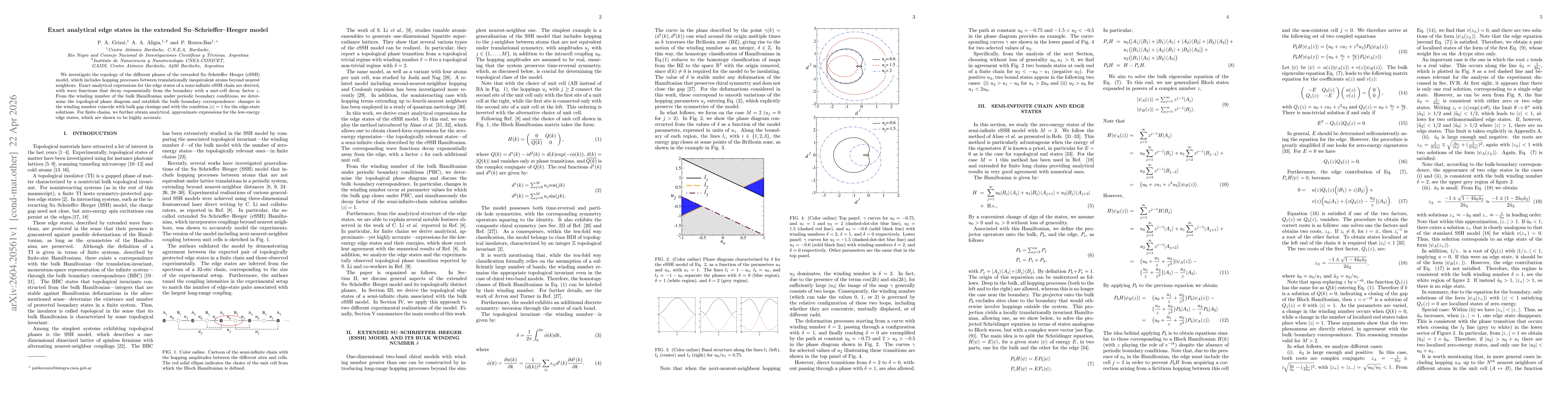 Thumbnail for Exact analytical edge states in the extended Su-Schrieffer-Heeger model