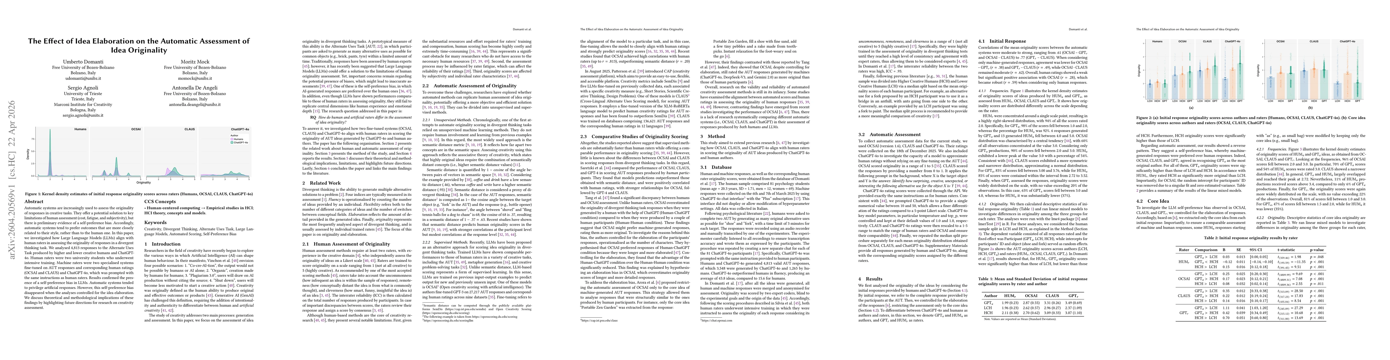 Thumbnail for The Effect of Idea Elaboration on the Automatic Assessment of Idea Originality