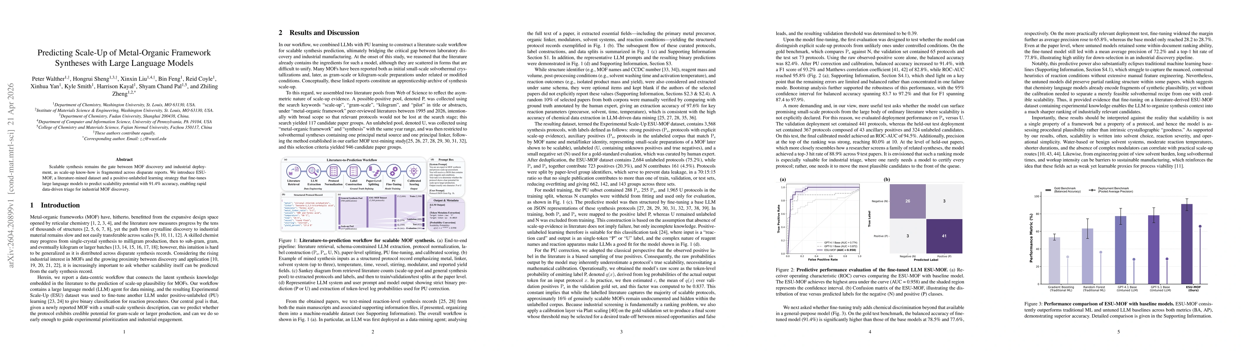 Thumbnail for Predicting Scale-Up of Metal-Organic Framework Syntheses with Large Language Models