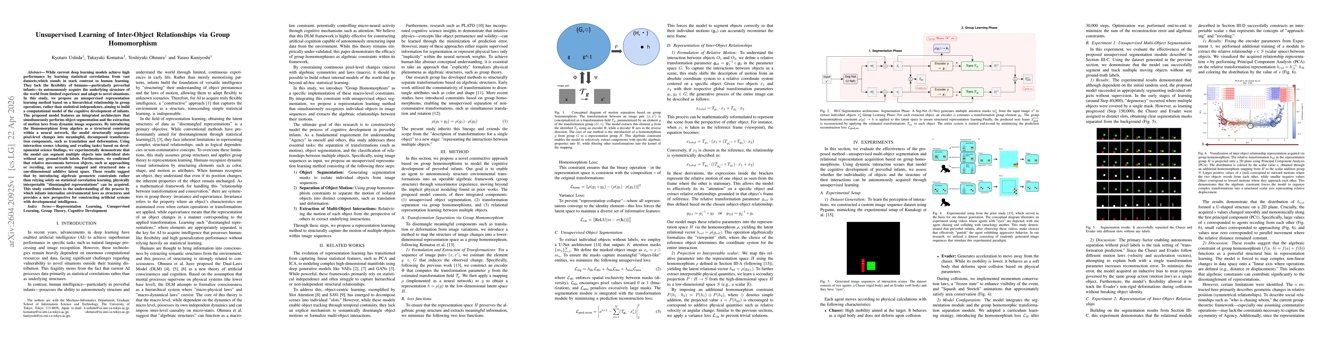 Thumbnail for Unsupervised Learning of Inter-Object Relationships via Group Homomorphism