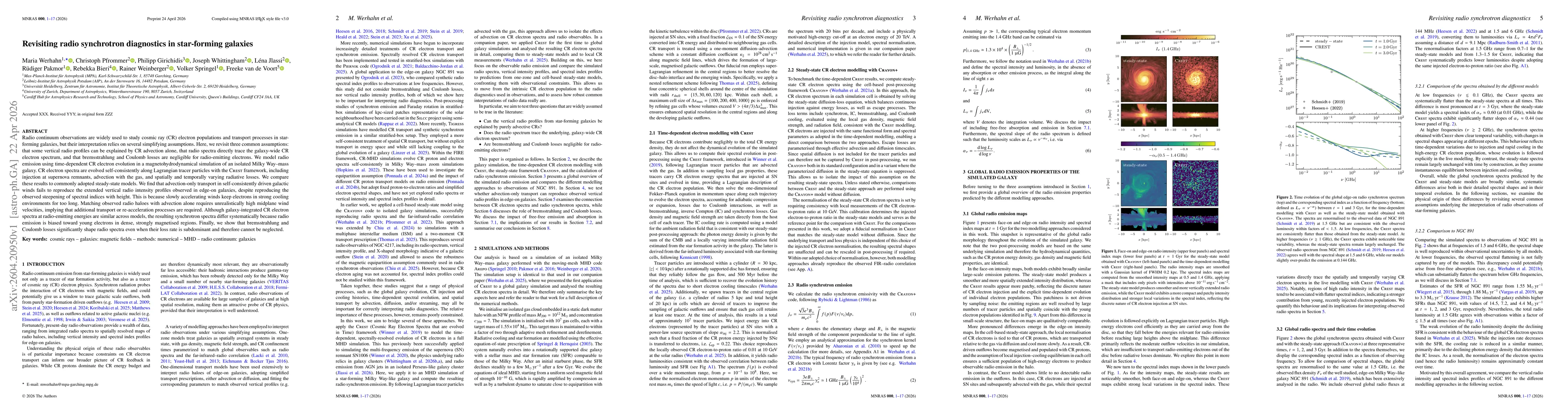 Thumbnail for Revisiting radio synchrotron diagnostics in star-forming galaxies