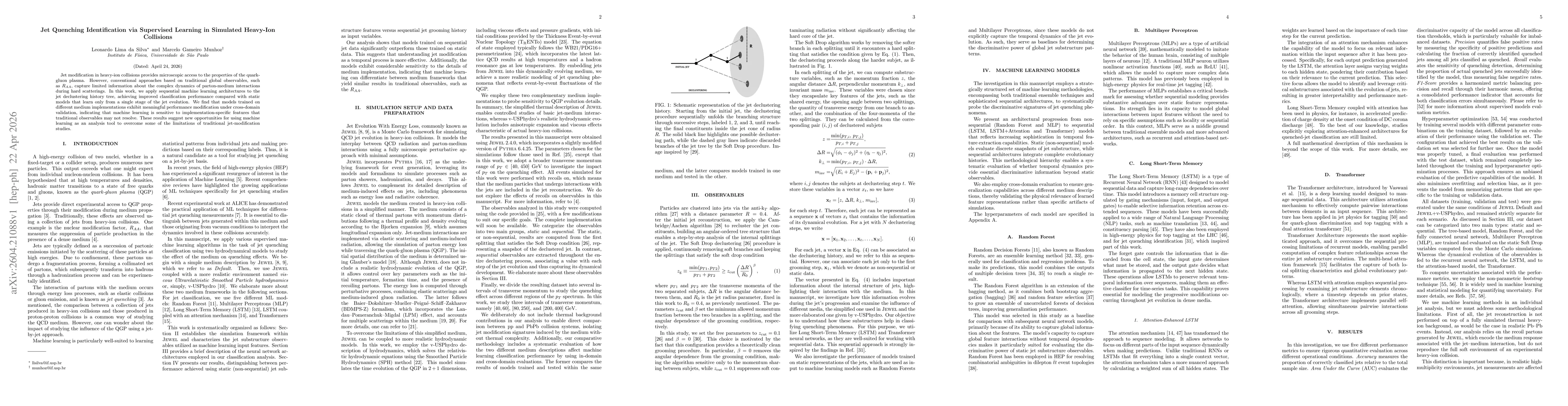 Thumbnail for Jet Quenching Identification via Supervised Learning in Simulated Heavy-Ion Collisions