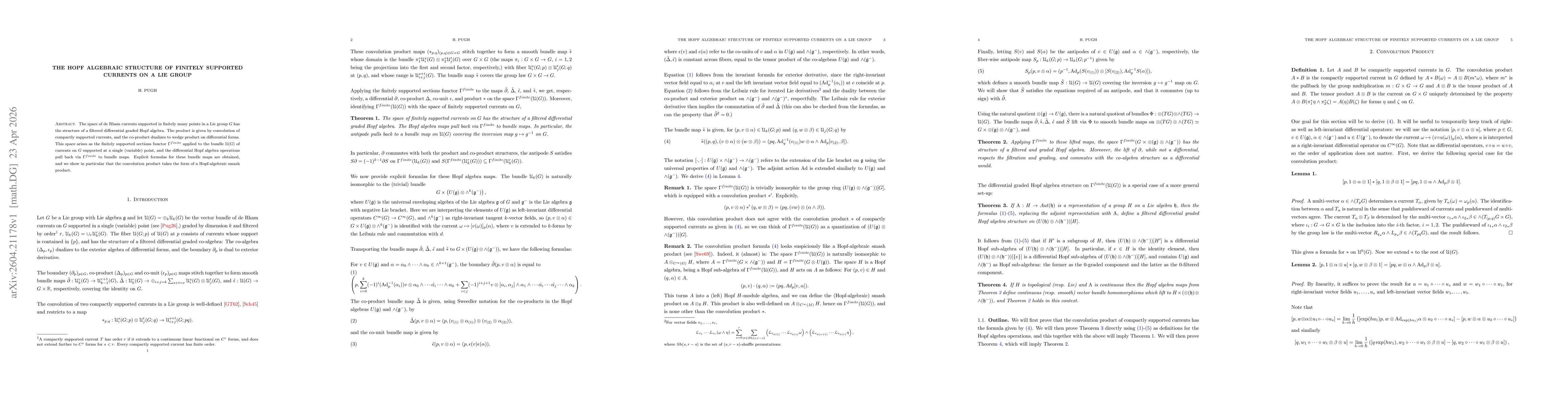 Thumbnail for The Hopf Algebraic Structure of Finitely Supported Currents on a Lie Group