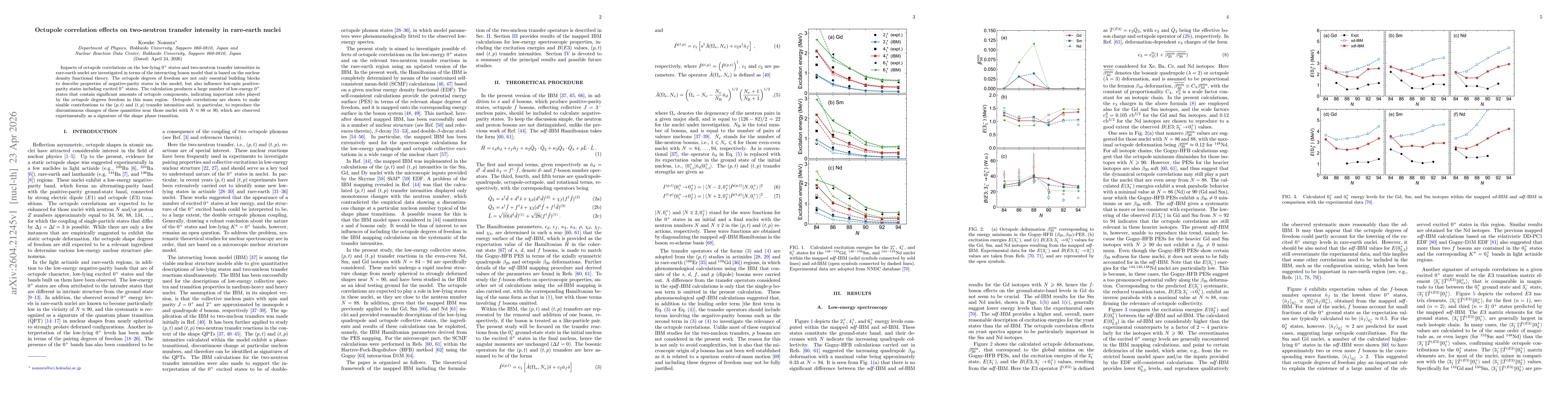 Thumbnail for Octupole correlation effects on two-neutron transfer intensity in rare-earth nuclei